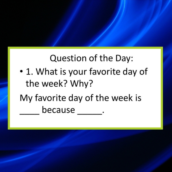 Days of The Week Barrettes - Picture 3 of 3